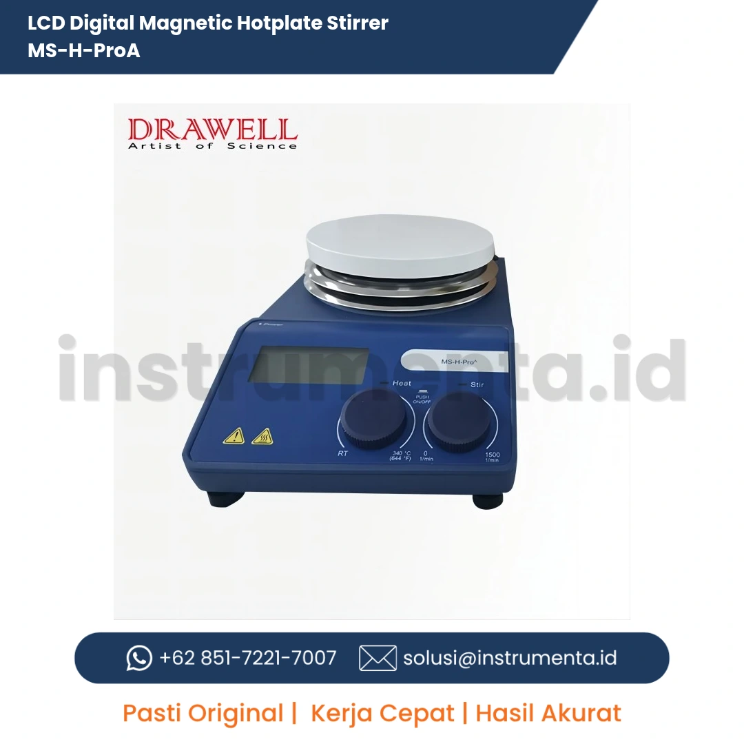 Jual LCD Digital Magnetic Hotplate Stirrer MS-H-ProA Distributor Resmi Ready Stock